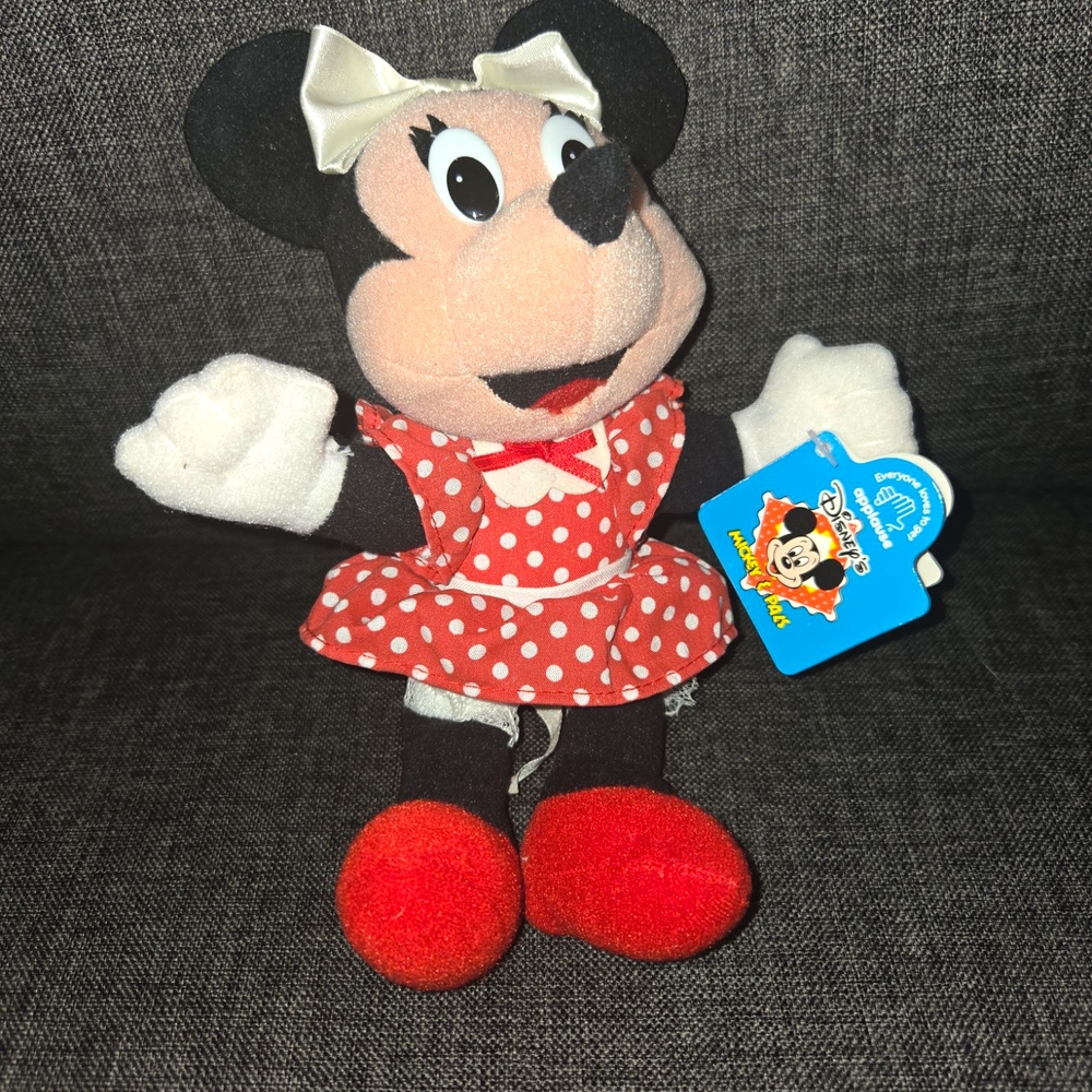Disney Minnie Mouse Plush Toy - Red and Black